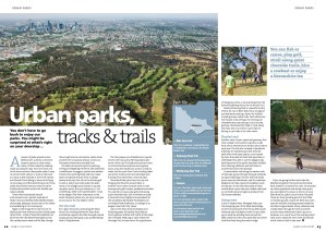 Urban parks, tracks & trails