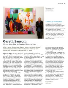 Garth Sansom, NGV Gallery