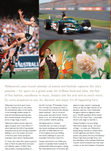 Sample - Destination Melbouren brochure -1