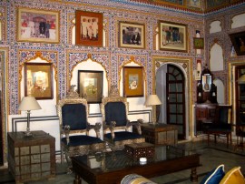 Sitting room, Castle Mandawa