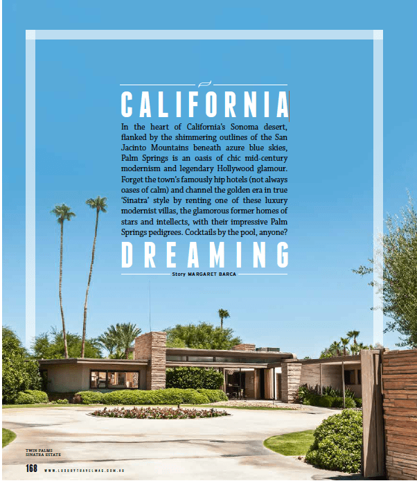 Palm Springs Luxury Travelmagazine